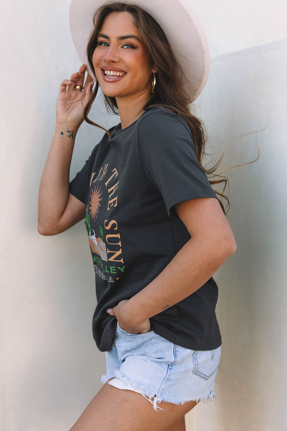RISE WITH THE SUN Western Tee-2