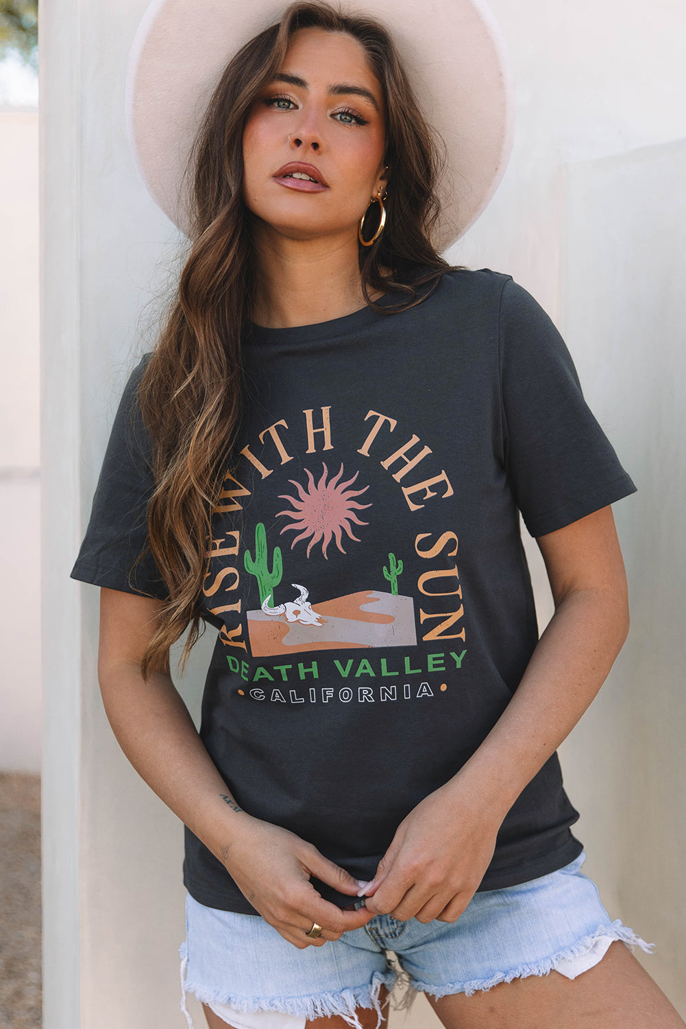 RISE WITH THE SUN Western Tee-3