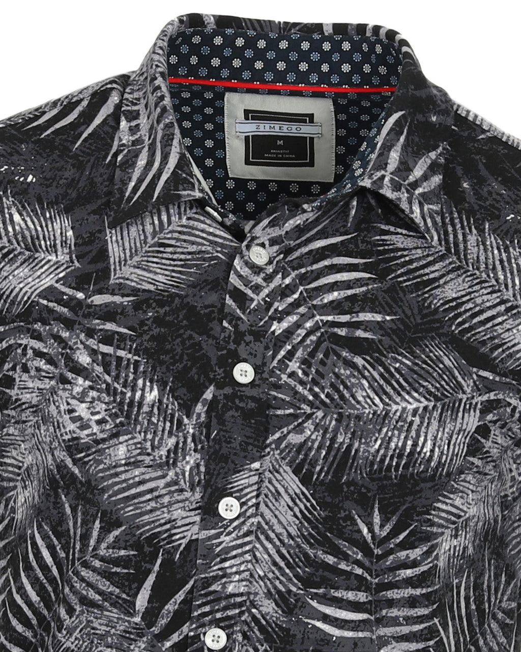 ZIMEGO Mens Holiday Hawaiian Short Sleeve Stretch Casual Aloha Button Down Shirt-4