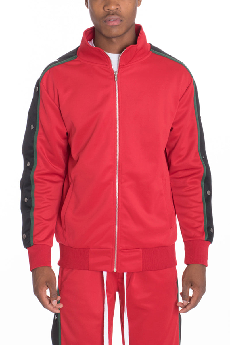 Jordann Snap Button Track Jacket