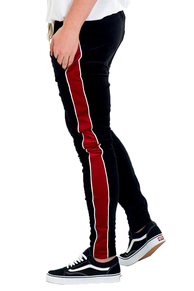 Velour Pipe Track Pants